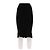 Falda de lana negra Louis Vuitton Negro