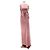 Gucci Vestido strapless de seda rosa