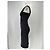 Just Cavalli Schwarzes ärmelloses Midikleid aus Satin - Ansicht 4