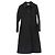 Abrigo de lana negro Courreges