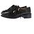 Elie Saab Mocasines de cuero negro con flecos - vista 2