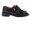 Elie Saab Mocasines de cuero negro con flecos - vista 3