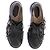Elie Saab Mocasines de cuero negro con flecos - vista 6
