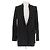Blazer negro Givenchy con cruces blancas