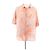 Saint Laurent Hemd Orange Gemustert Viscose