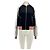 Jonathan Saunders Bomber in lana e pelle Nero