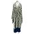 Autre Marque Kimono longo estampado em verde e azul JOALI A ARDMORE Branco