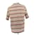 Camicia Prada a righe in misto seta marrone M - vista 2
