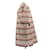 Camicia Prada a righe in misto seta marrone M - vista 4