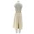 Autre Marque MAX MARA WEEKEND Trägerloses Midikleid Beige Baumwolle - Ansicht 2