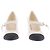 Chanel Mary Janes Canvas CC Logo Weiß - Ansicht 4