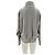 Autre Marque Grauer Pullover mit Truckerkragen - Ansicht 2