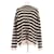 Dior Gestreifter Wollpullover Schwarz und Beige  - Ansicht 2