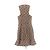 Elisabetta Franchi Bedrucktes Kleid Braun Polyester Größe 44 - Ansicht 2