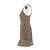 Elisabetta Franchi Bedrucktes Kleid Braun Polyester Größe 44 - Ansicht 3