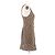 Elisabetta Franchi Bedrucktes Kleid Braun Polyester Größe 44 - Ansicht 4