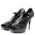 Escarpins à plateforme en cuir noir Yves Saint Laurent  - vue 1
