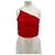 Autre Marque Top asimétrico rojo Roja