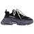 Balenciaga Sneaker nere "Triple S" Nero - vista 2