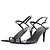 Giuseppe Zanotti Sandali in pelle verniciata nera Nero