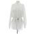 Camisa blanca de algodón con mangas abullonadas Free People Blanco