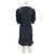 Ba&Sh Schwarzes kurzes Kleid mit Puffärmeln - Ansicht 2