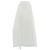 Falda larga de seda blanca Mila Khaite Blanco