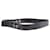 Yves Saint Laurent Ceinture en cuir noire  - vue 3