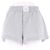 Autre Marque Short KITH à rayures bleu et blanc en coton