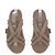 Autre Marque Sandali piatti in rafia marrone GURKEES - vista 6