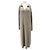 Autre Marque Langes Cashmere-Kleid Beige