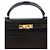 Hermès Borsa in pelle "KELLY 32" Nero - vista 10