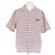 Camicia Prada a righe a maniche corte rossa in cotone Rosso