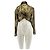 Autre Marque Goldenes Polyester Top