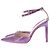 Autre Marque BETTINA VERMILLON Lila Lederpumps Absatz 10cm - Ansicht 3