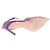 Autre Marque BETTINA VERMILLON Lila Lederpumps Absatz 10cm - Ansicht 6