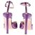 Autre Marque BETTINA VERMILLON Lila Lederpumps Absatz 10cm - Ansicht 7