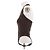 Autre Marque Body WITCHERY marrón de viscosa XS Castaño - vista 4