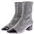 Schutz Botines de tacón plateados Plata