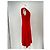 Autre Marque Rotes ärmelloses Midikleid - Ansicht 3
