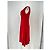 Autre Marque Rotes ärmelloses Midikleid - Ansicht 4