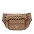Borsa Banana Gucci Monogramma Marrone in Tela