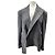 Autre Marque Blazer asimétrico gris de lana