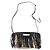 Maje Fransenhandtasche aus Raphia und Leder Schwarz - Ansicht 4