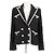 L'Agence Blazer Schwarz Weiß