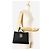 Fendi Borsa tote in nylon Zucca nera Nero - vista 2