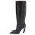Autre Marque Botas de tacón negras Negro - vista 3