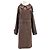 Gabardina oversize marrón de algodón Phoebe Philo Castaño