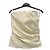 Autre Marque Top bustier de cuero blanco PARIS GEORGIA XS