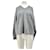 Autre Marque Grauer Wollpullover Style Icon Collection